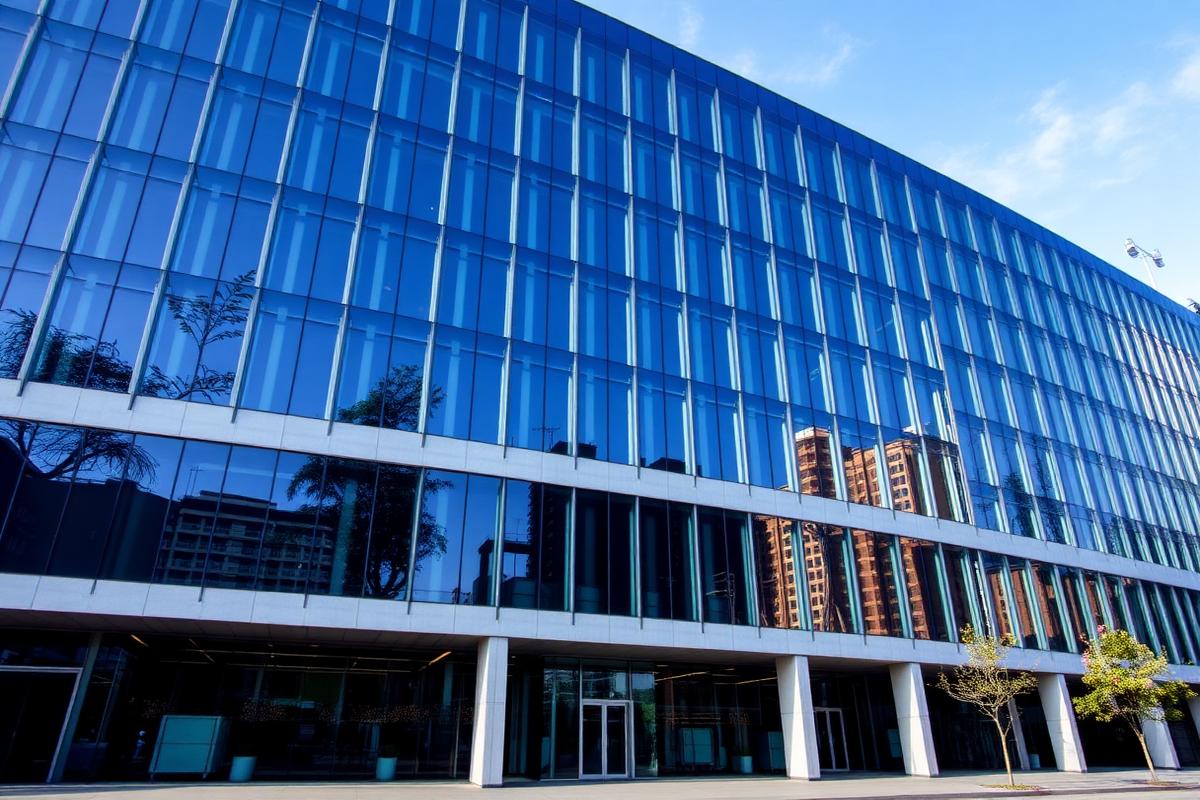 Edifício corporativo moderno de vidro